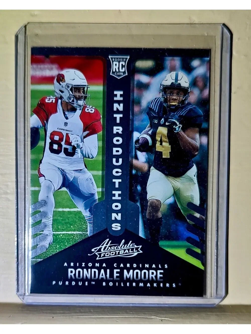 Rondale Moore 2021 Panini NFL Absolute Introductions Rookie Football #16 Card